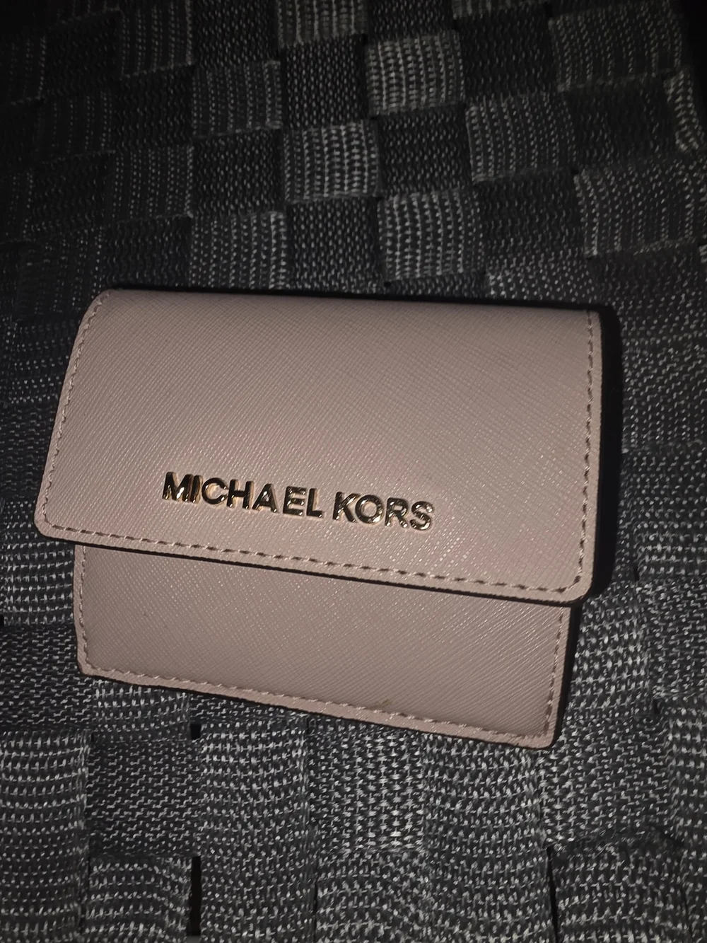 Michael Kors Blush Leather Card Case Wallet - Picture 1 of 4